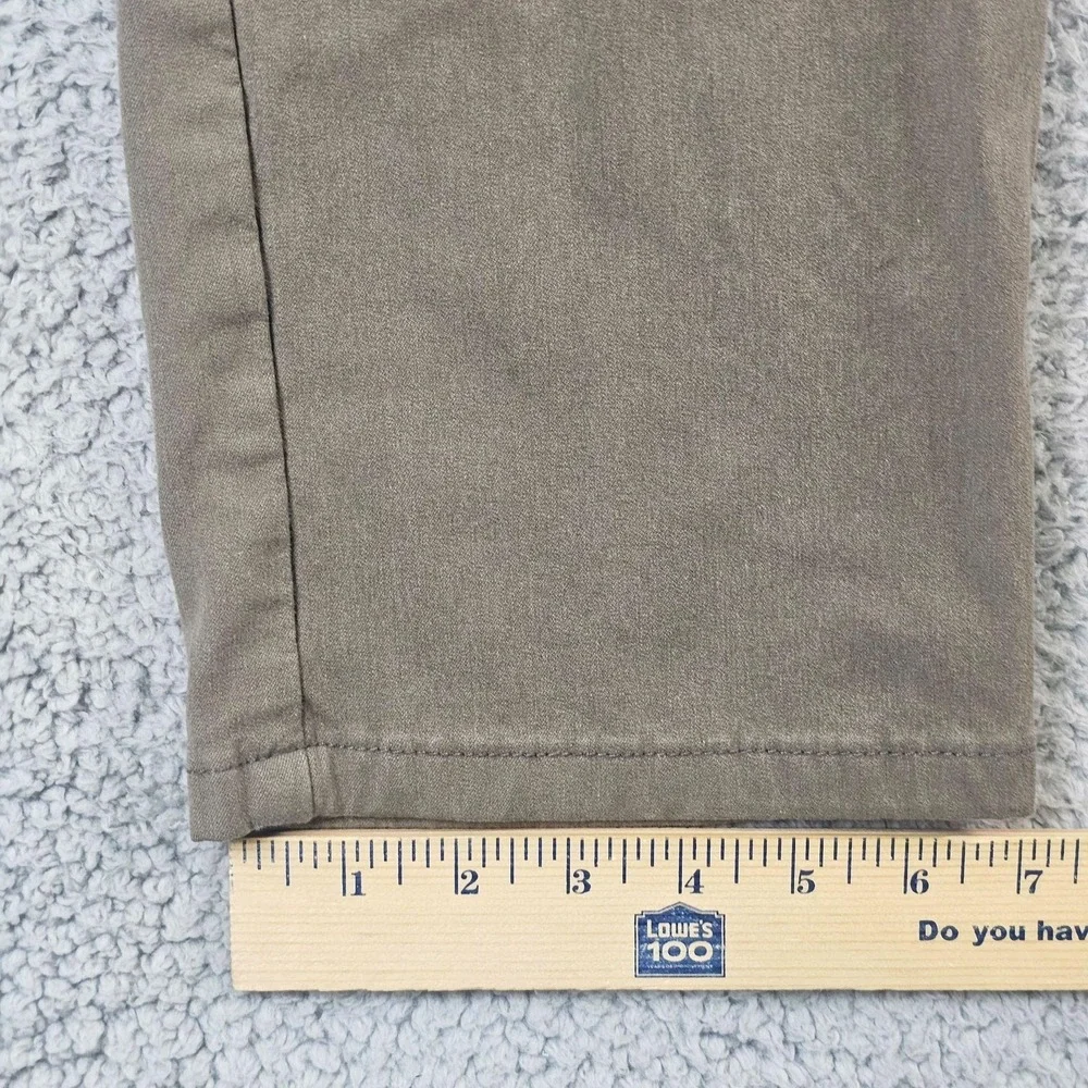 Mugsy Pants Mens 38x32 Green Olives Chino Stretch Denim Casual Office K4PNOL